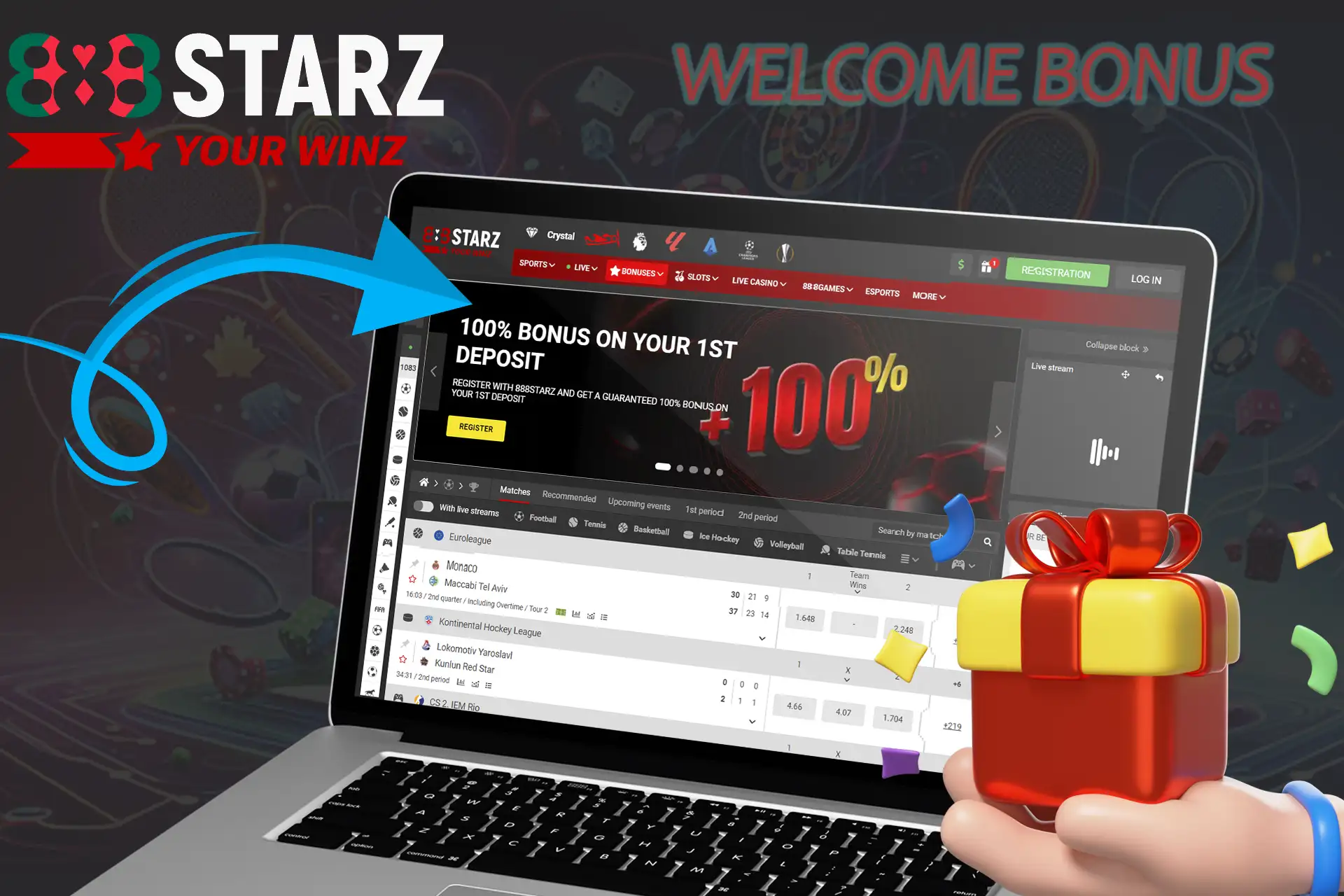 Get your welcome bonus