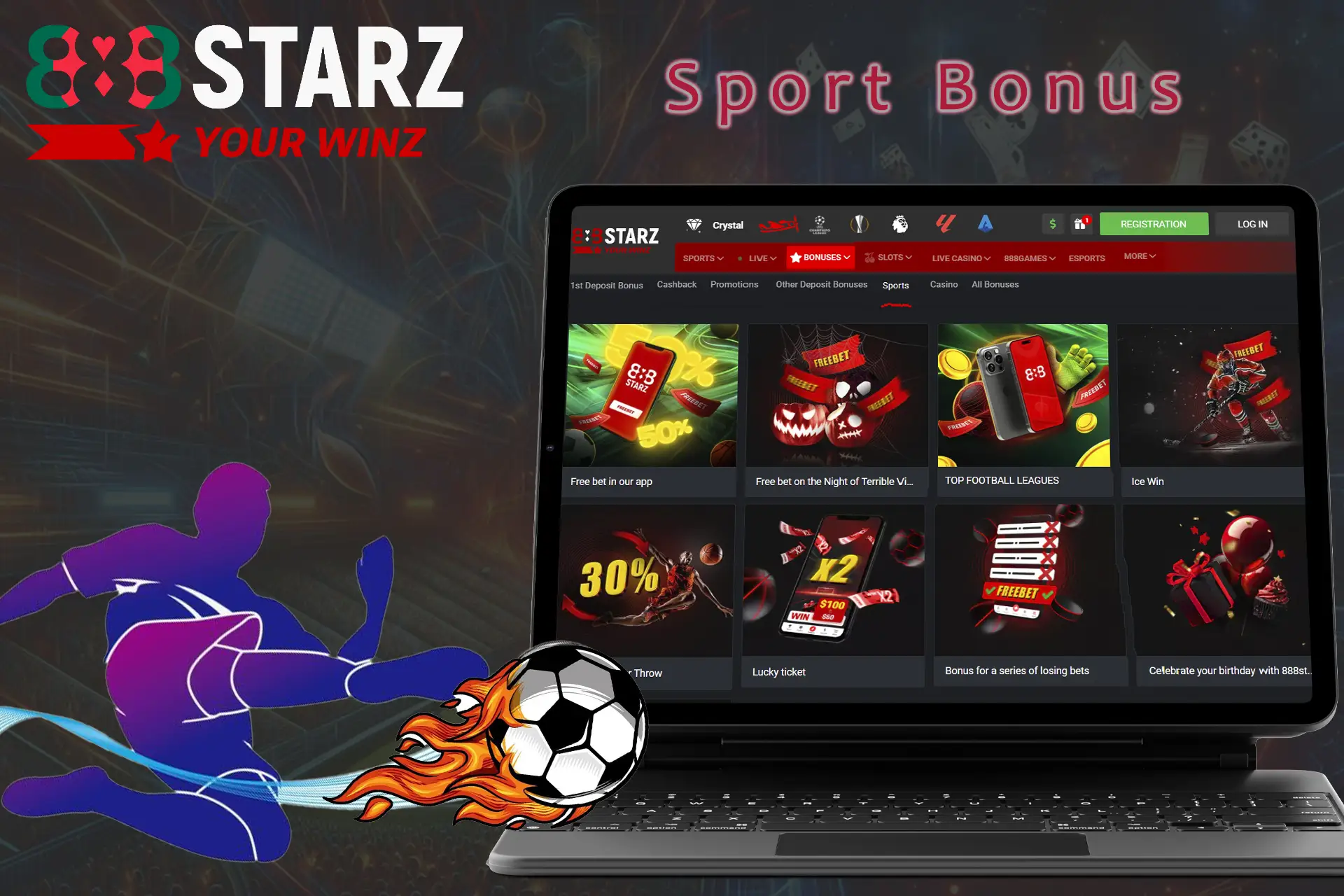 Various sports bonuses for every taste