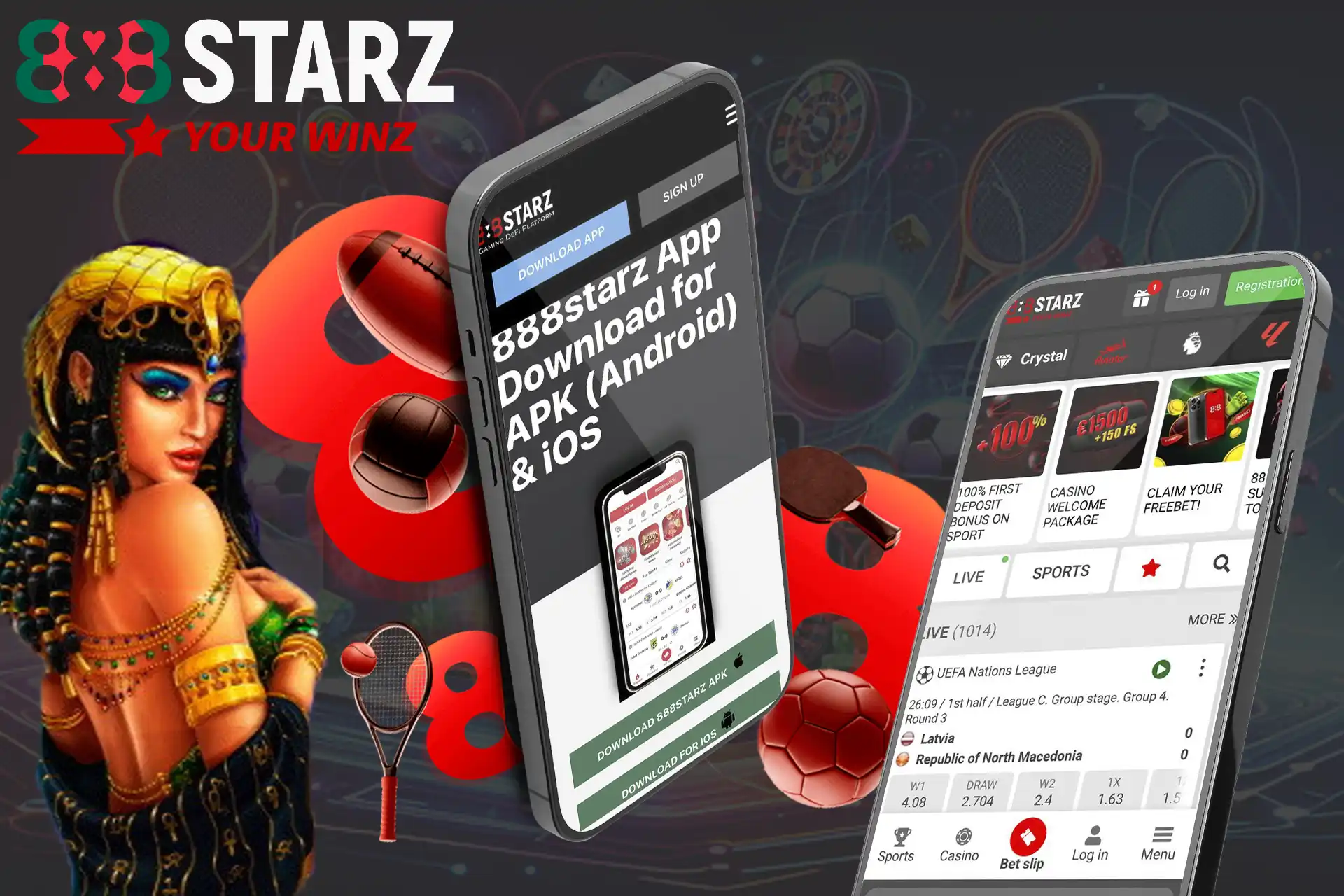 Download the multifunctional mobile application 888starz